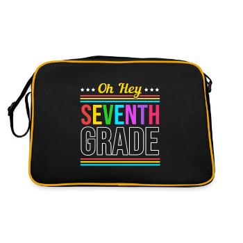 7th Grade - Retro Bag - black/gold - Back
