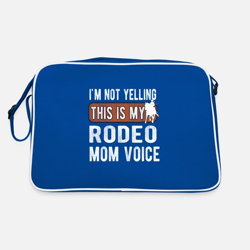 Beste Rodeo Mama Rodeo-Reiter Mutter Geschenk Retro Tasche