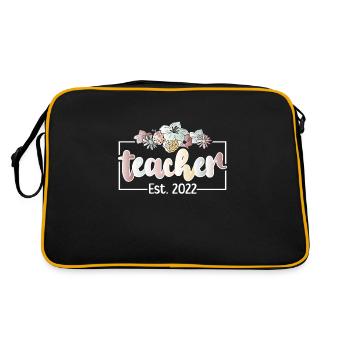 Future Teacher Teacher Training Student Teacher Training Programme - Retro Bag - black/gold - Back