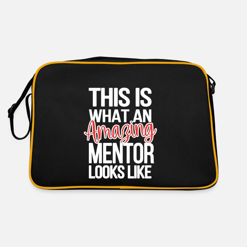 Persönlicher Mentor Stolzer Mentor Wertschätzung Retro Tasche