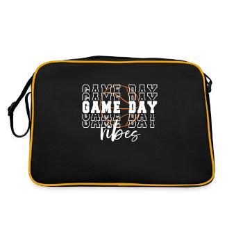 Basketball Game Day Gift Basketball Game Day - Retro Bag - black/gold - Back