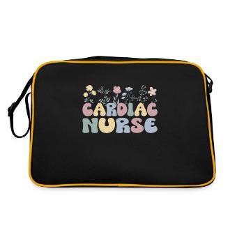 Cardiologie Infirmière Cardiologie - Sac Retro - noir/or - Dos