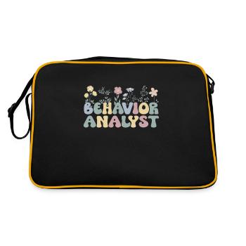 Behavioral Analyst Gift Behavior Analyst - Retro Bag - black/gold - Back