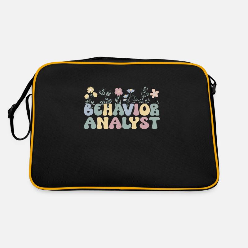 Verhaltensanalytiker Geschenk Behavior Analyst Retro Tasche