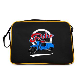 Schwalbe DDR Moped KR 51 - Retro Bag - black/gold - Back