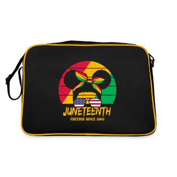 Juneteenth - Sac Retro - noir/or - Dos