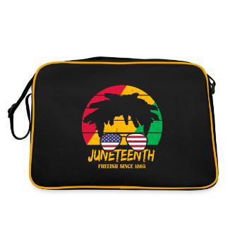Juneteenth - Sac Retro - noir/or - Dos