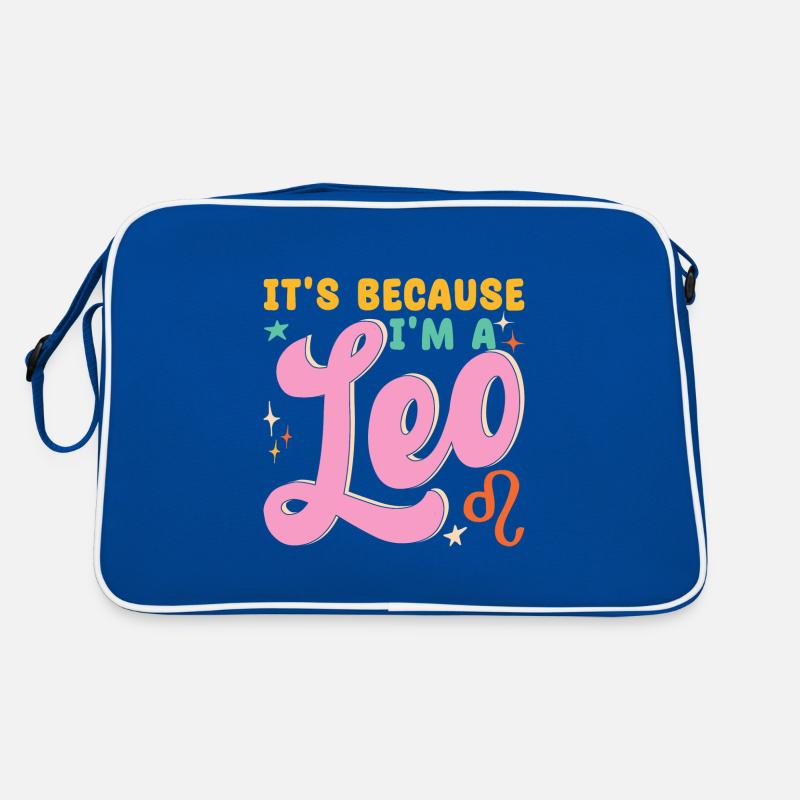 Sternzeichen Löwe Retro Tasche