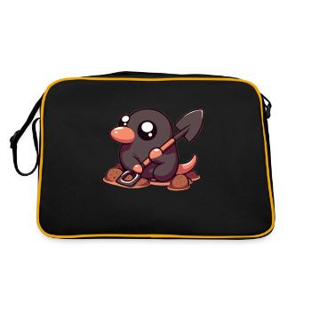 Size - Retro Bag - black/gold - Back