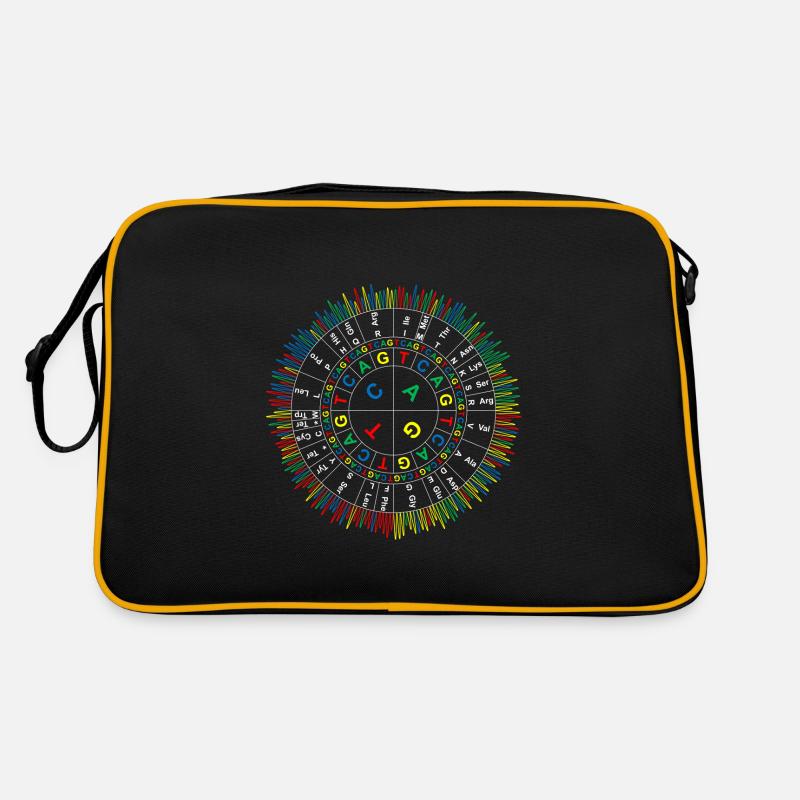 Sanger Codon Circle (fond sombre) Sac Retro