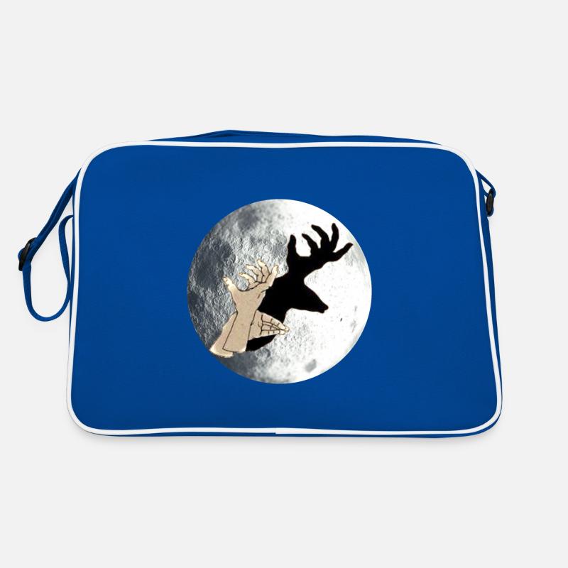 Shadow Figure Hands Deer Retro Bag