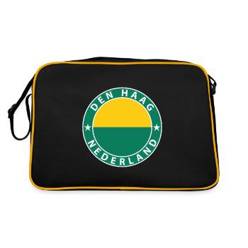 La Haye - Sac Retro - noir/or - Dos