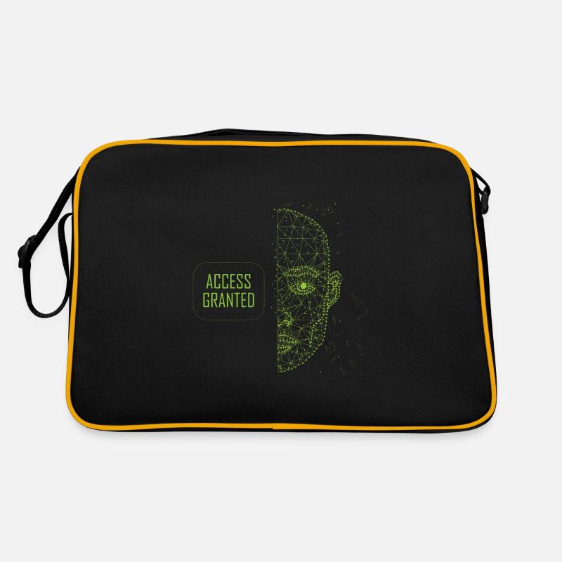 Accès accordé - Sac Retro - noir/or