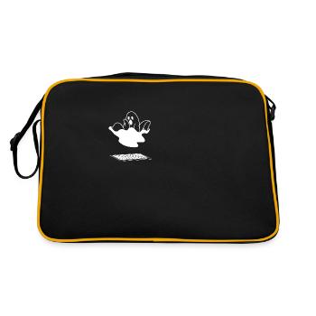 | fantôme Ébauche | ups | drôle - Sac Retro - noir/or - Dos