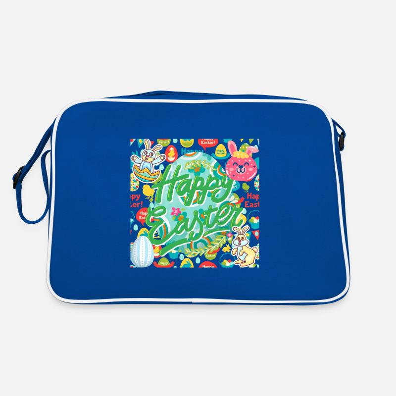 Frohe Feiertage Retro Tasche