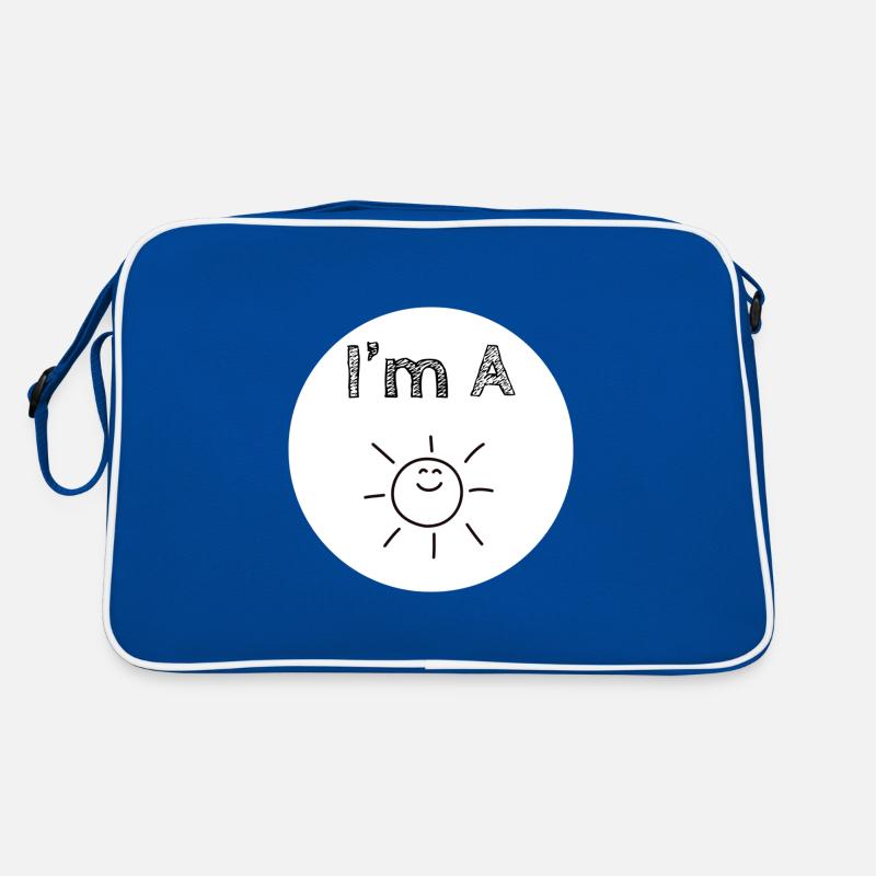 Ich bin ein Sonnenschein Retro Tasche