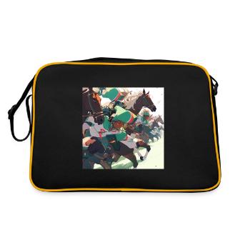 Course Hippique - Epic - Sac Retro - noir/or - Dos