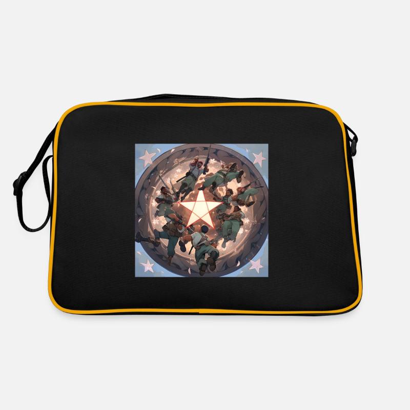 Die Luftwaffe - Retro Tasche - Schwarz/Gold