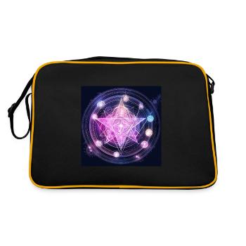 Astro Star - Sac Retro - noir/or - Dos