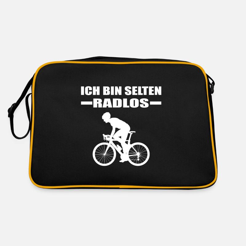Fahrrad - Retro Tasche - Schwarz/Gold