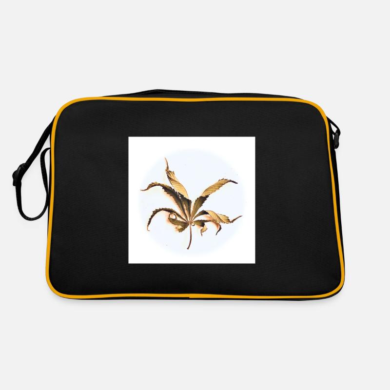 Gekräuseltes Blatt Retro Tasche
