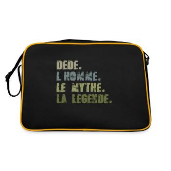 DEDE la légende - Sac Retro - noir/or - Dos