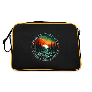Hiver - Sac Retro - noir/or - Dos