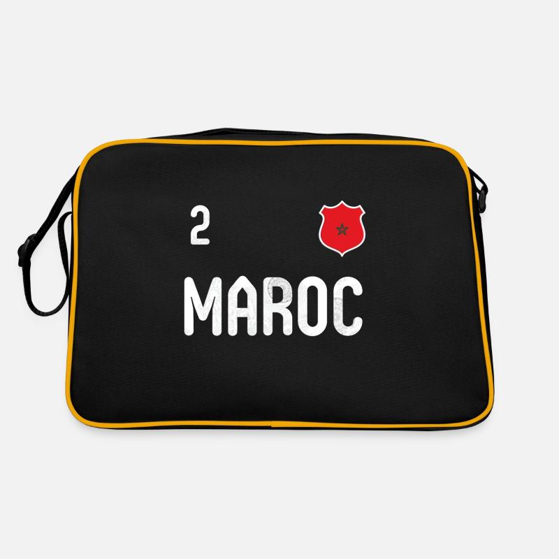Teeshirt Maroc avec le numéro 2 Sac Retro