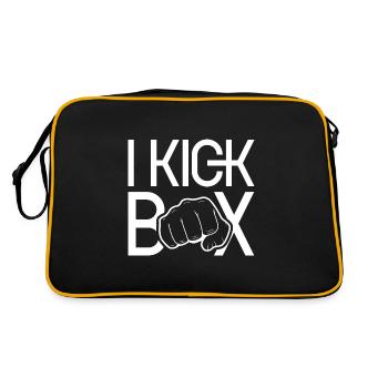 I Kickboxing Kickboxing Kickboxing Kickboxing Kickboxing - Retro Bag - black/gold - Back