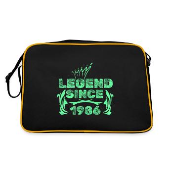 Année 1986 - Sac Retro - noir/or - Dos