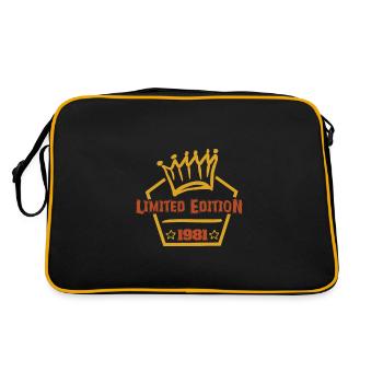 Année 1981 - Sac Retro - noir/or - Dos