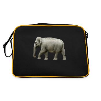 L'éléphant a la peau épaisse - Sac Retro - noir/or - Dos