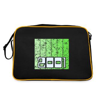 Année 2001 - Sac Retro - noir/or - Dos