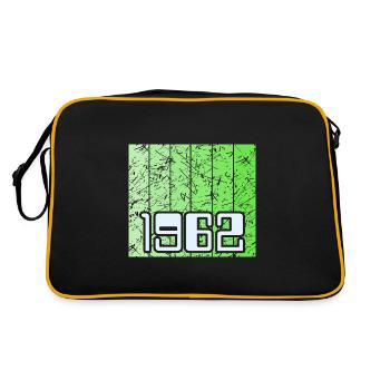 Grün 1962 - Retro Tasche - Schwarz/Gold - Hinten