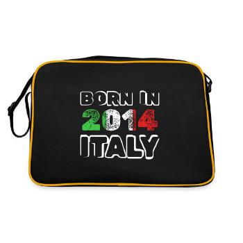 Jahr 2014 - Retro Tasche - Schwarz/Gold - Hinten