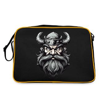 horned helmet - Retro Bag - black/gold - Back