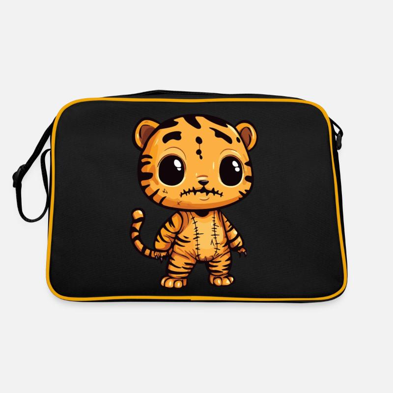 Tigre Halloween Zombie Sac Retro