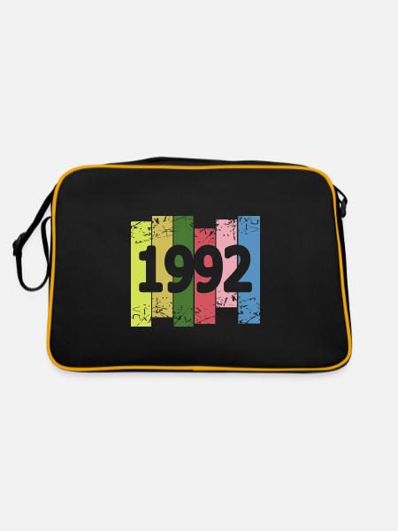 1992 - Retro Bag - black/gold - Back