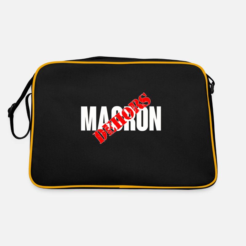 Macron raus Retro Tasche