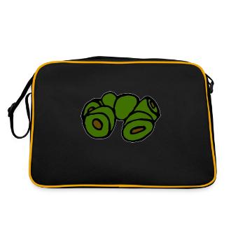 Green Olives - Retro Bag - black/gold - Back