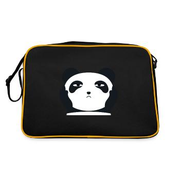 Middle finger - Retro Bag - black/gold - Back