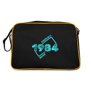 Year 1984 - Retro Bag - black/gold - Back