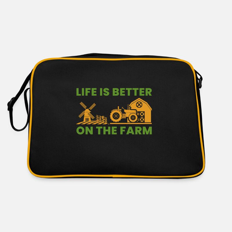 Farming Farmer Vintage Farmer Gift Saying Retro Bag