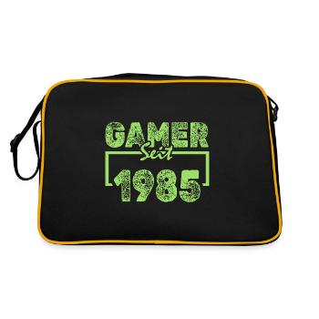 Année 1985 - Sac Retro - noir/or - Dos