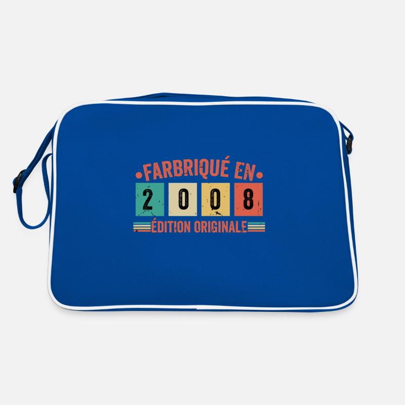 Fabriqué En 2008 édition Originale Cadeau d'annive Sac Retro