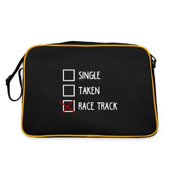 Piste de course - Sac Retro - noir/or - Dos