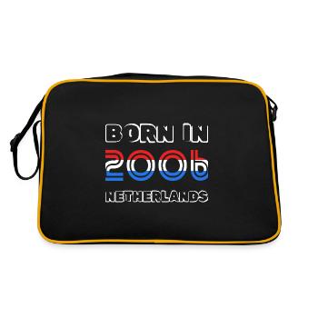 Année 2006 - Sac Retro - noir/or - Dos