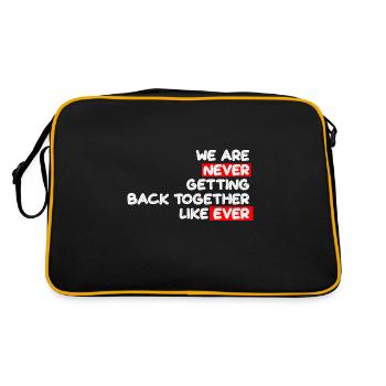 Nous ne reviendrons jamais ensemble comme jamais Dire - Sac Retro - noir/or - Dos