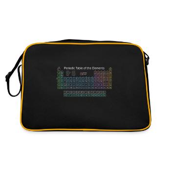 Periodic Table Of The Elements Periodic Table - Retro Bag - black/gold - Back