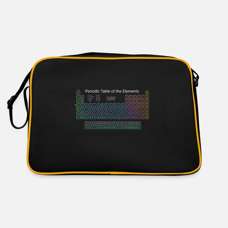 Tableau périodique des éléments Tableau périodique Sac Retro